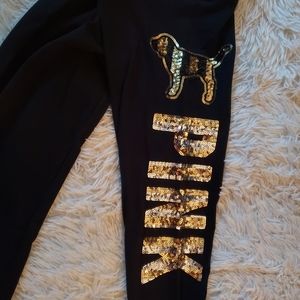 Cute VS Pink yoga leggings xs